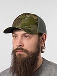 Бейсболка FLEXFIT арт. 6511MC (камуфляж / коричневый)